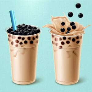 reusable boba tea cup plastic